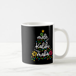 Taza De Café Mele Kalikimaka Navidades hawaianos tropicales