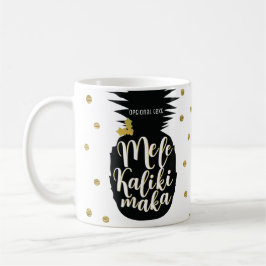 Taza De Café Mele Kalikimaka Piña Navidad Personalizado Fiesta