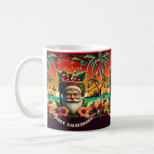 Taza De Café Mele Kalikimaka Tik Santa