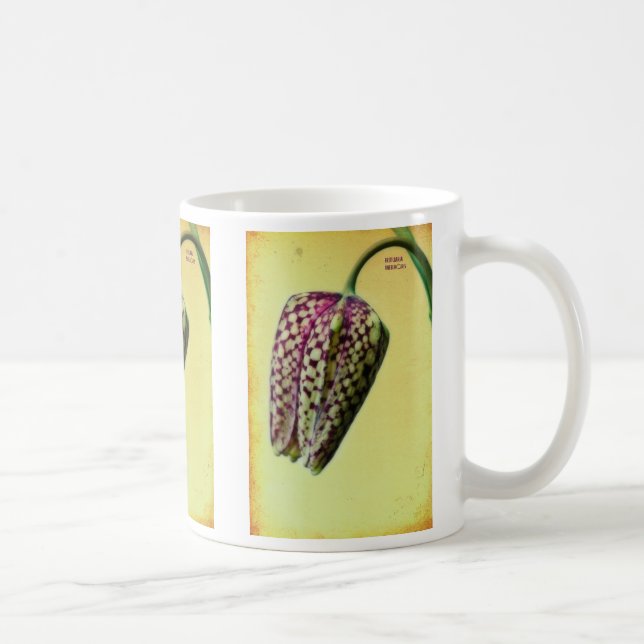 Taza De Café Meleagris del Fritillaria (Derecha)