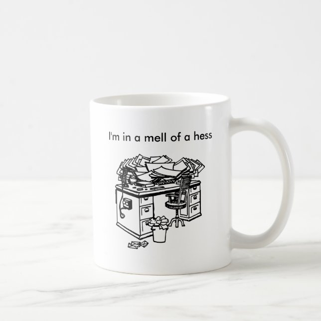 Taza De Café mell de un ajedrez - mug (Derecha)
