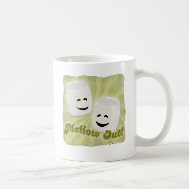 Taza De Café Mellow Out Fun Marshmallow Personalizado Joy (Derecha)