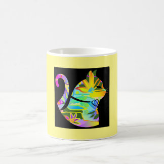 Taza De Café Mellow Yellow Cat Coffee Mug