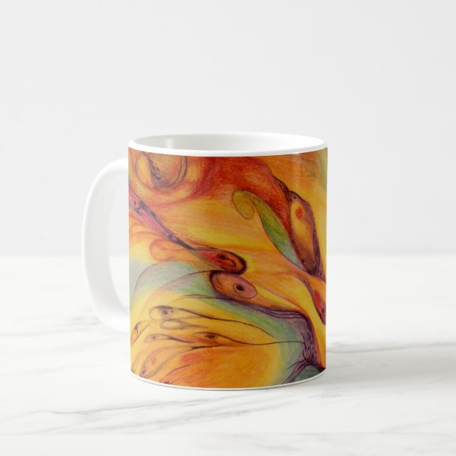 Taza De Café Melodía de Otoño (Anverso izquierdo)