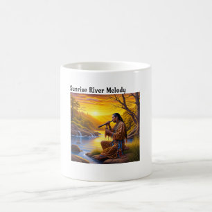 Taza De Café Melody del río Sunrise