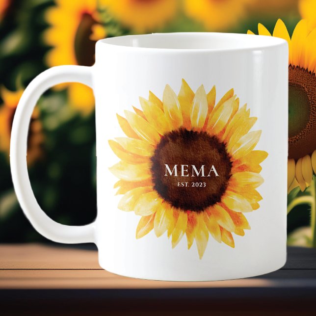 Taza De Café Mema Girasol (Subido por el creador)