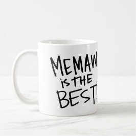 Taza De Café Memaw es el mejor (Alfie y Pippa)
