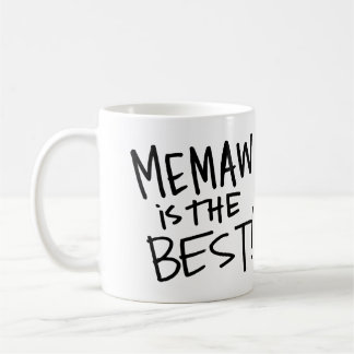 Taza De Café Memaw es el mejor (Alfie y Pippa)