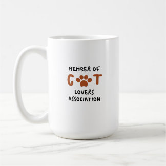 Taza De Café Member of cat loves association mug
