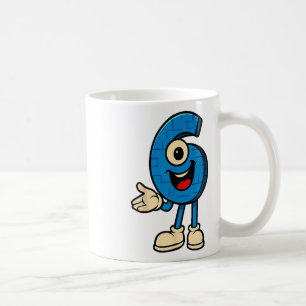 Taza De Café Meme Brainrot 67 Seis Siete 6-7 Chiste Divertido d