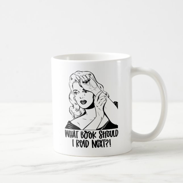 Taza De Café Meme de amante de lectura de drama retro (Derecha)