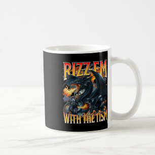 Taza De Café Meme De Autismo Dragon Rizz Em Con El Tísmo Autist