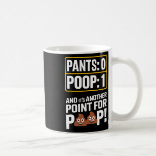 Taza De Café Meme de caca Humor de inodoro Caca divertida Panta