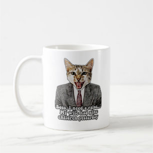 Taza De Café Meme de gato gracioso para gatitos y dueños de gat