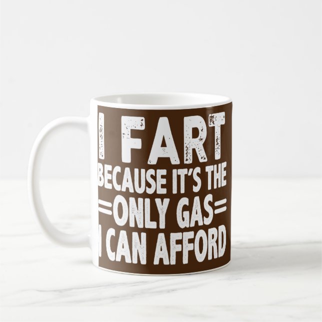 Taza De Café Meme de precios del gas para hombres gracioso sarc (Izquierda)
