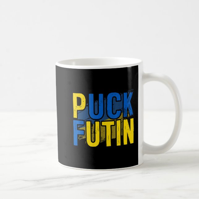 Taza De Café Meme de Putin sobre Ucrania (Derecha)