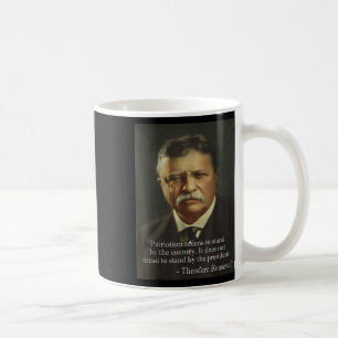 Taza De Café Meme de Theodore Teddy Roosevelt _ Anti Trump Tee
