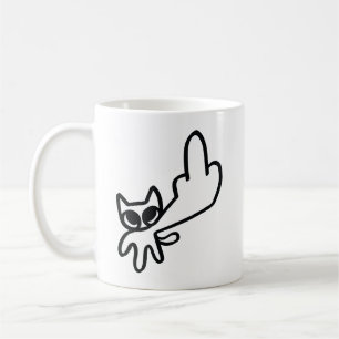 Taza De Café Meme del dedo medio