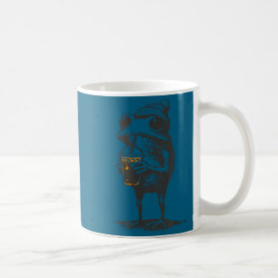Taza De Café Meme divertido de animal rana bebiendo café helado