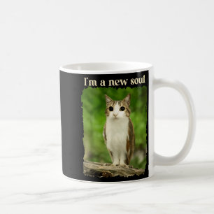 Taza De Café Meme Divertido de Gato Búho, Rotura Cerebral de Me
