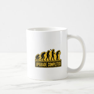 Taza De Café Meme divertido de la evolución de la actualización