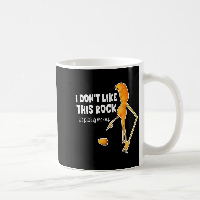 Taza De Café Meme divertido de Marcus The Worm No me gusta esta (Derecha)