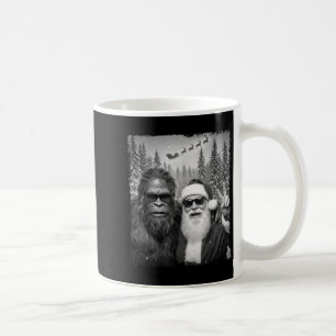 Taza De Café Meme Divertido de Sasquatch Selfie Genial con Sant