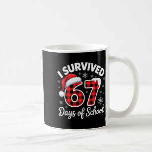 Taza De Café Meme Divertido Seis Siete Navidad Sobreviví 67 Día
