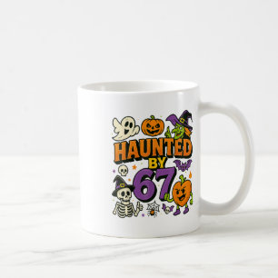 Taza De Café Meme embrujado 67 Seis Siete 6-7 Chiste divertido 