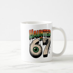 Taza De Café Meme Embrujado 67 Seis Siete 6-7 Chiste Divertido 