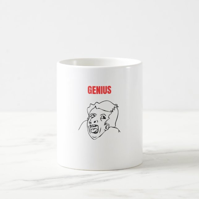 Taza De Café Meme Genius (Centro)