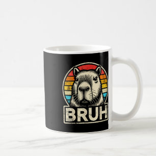Taza De Café Meme gráfico divertido Capybara Bruh Para Los Niño
