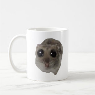 Taza De Café meme, hámster, meme de hámster, hámster triste, di
