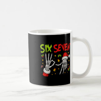 Taza De Café Meme Navideño Seis Siete Tendencia 67 Navidad Homb