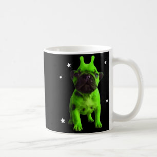 Taza De Café Meme Perro Alien Retró Perro Tonto Espacio Vintage