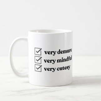 Taza De Café Meme Viral Mug Muy Demo