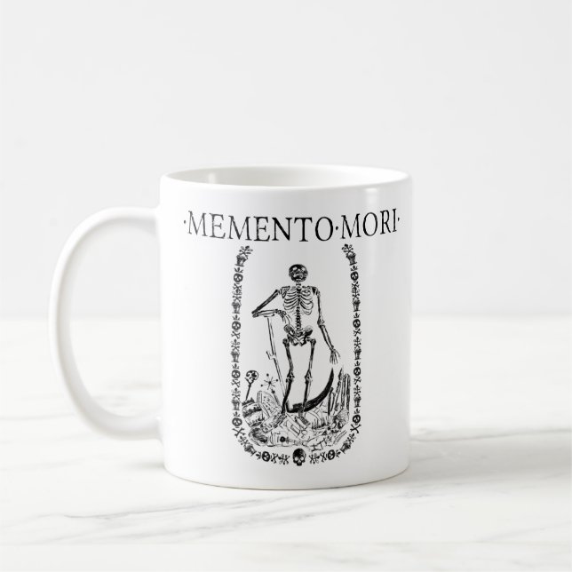 Taza De Café Memento Mori (Izquierda)