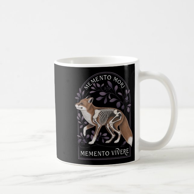 Taza De Café Memento Mori Memento Vivere _ Filosofía & amp; Lat (Derecha)