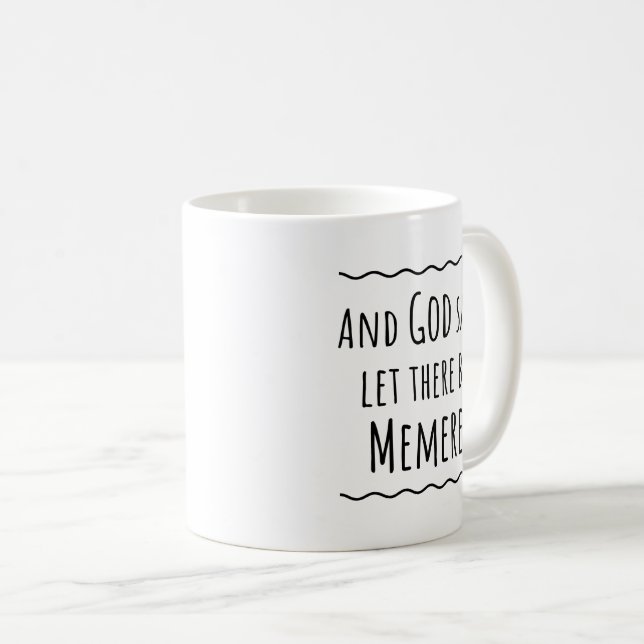Taza De Café Memere regalo de la abuela canadiense al café Mug (Anverso derecho)