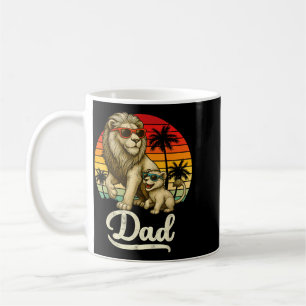 Taza De Café Memes de papá león divertido Amantes de animales P