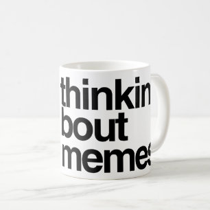 Taza De Café Memes del combate de Thinkin