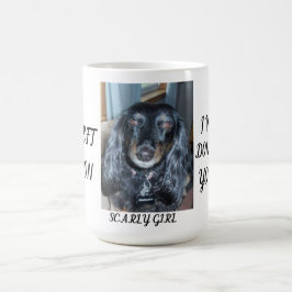 Taza De Café Memorial Conmovedor para Fur Baby con una Foto y N