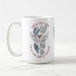 Taza De Café Memorial Heart Wings Sweatshirt – Grief, Healing &