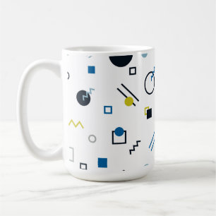 Taza De Café Memphis, arte geométrico moderno, moderno y modern