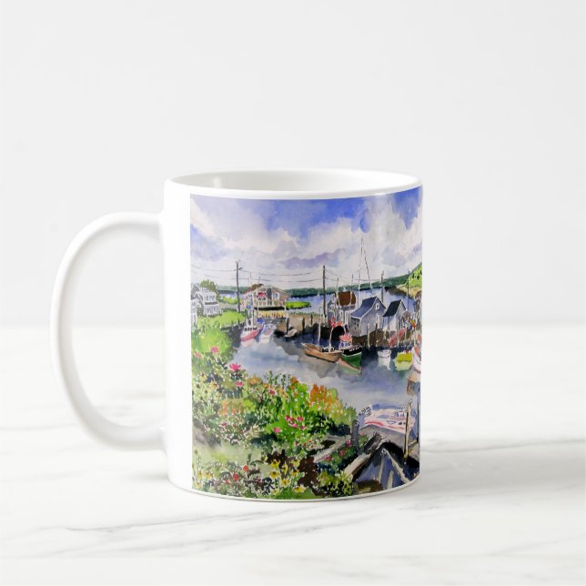 Taza De Café Menemsha, viñedo de Marthas (Izquierda)