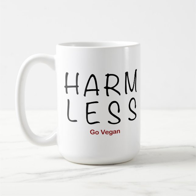 Taza De Café Menos daño - Vegan Mug (Izquierda)