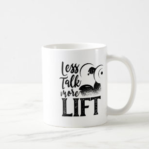 Taza De Café Menos Habla Más Levanta Pesas Gimnasio Fitness