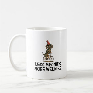 Taza De Café Menos Malvados Más Salchichas Perrito Dachsund Div
