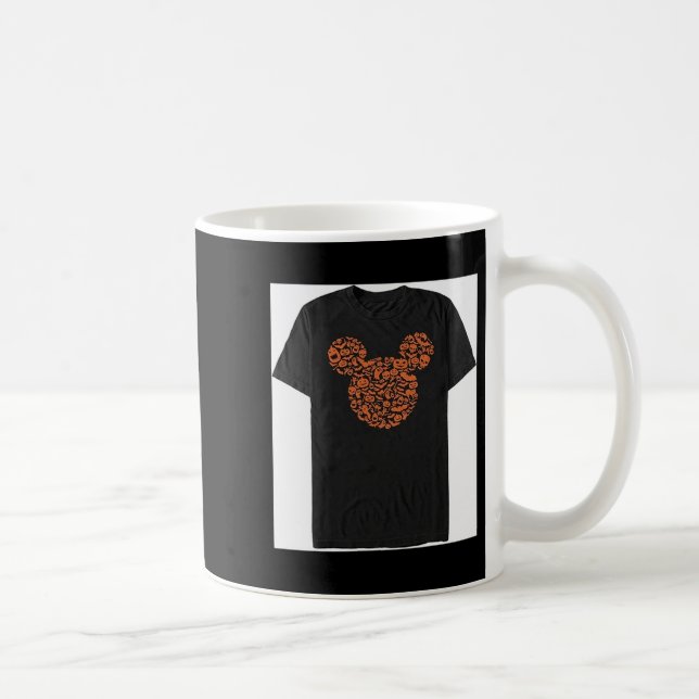 Taza De Café Mens Characters Mouse Ears Halloween Icons  (Derecha)