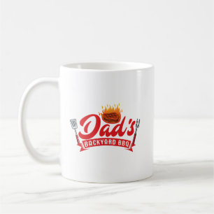 Taza De Café Mens Dads Backyard BBQ Funny Barbecue Pitmaster Co